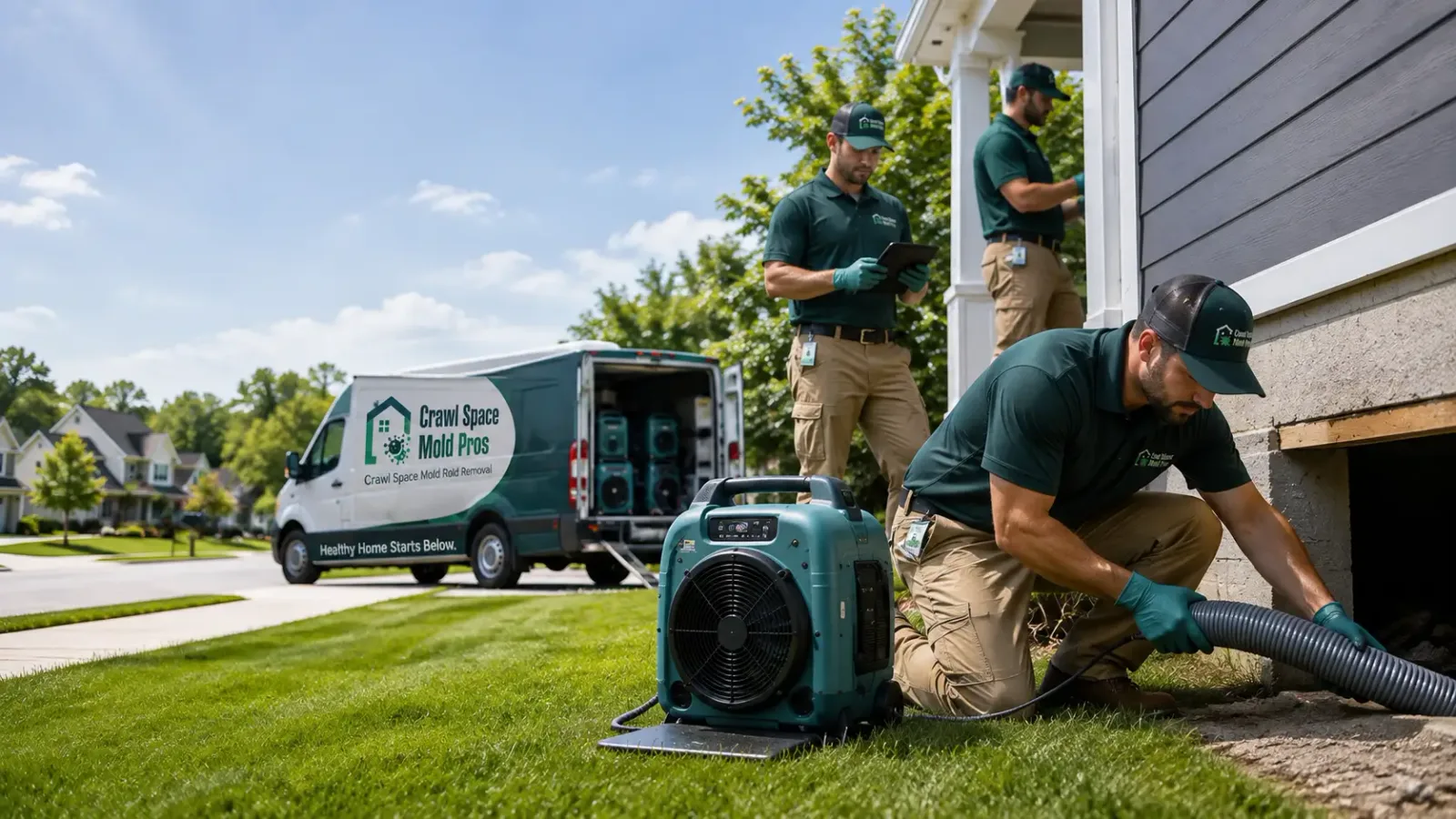Crawl Space Mold Removal in Maynard, IA